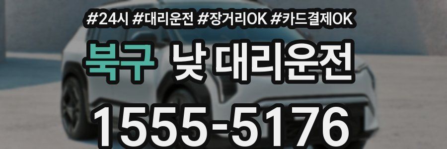 북구 낮 대리운전