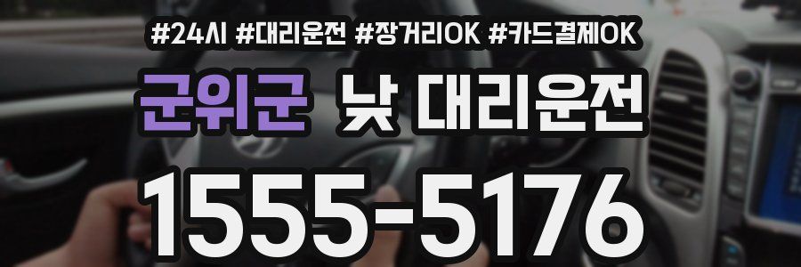 군위군 낮 대리운전