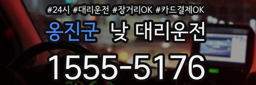 옹진군 낮 대리운전