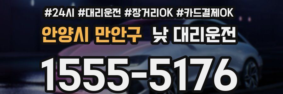 안양시 만안구 낮 대리운전