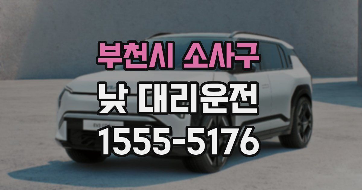 부천시 소사구 낮 대리운전