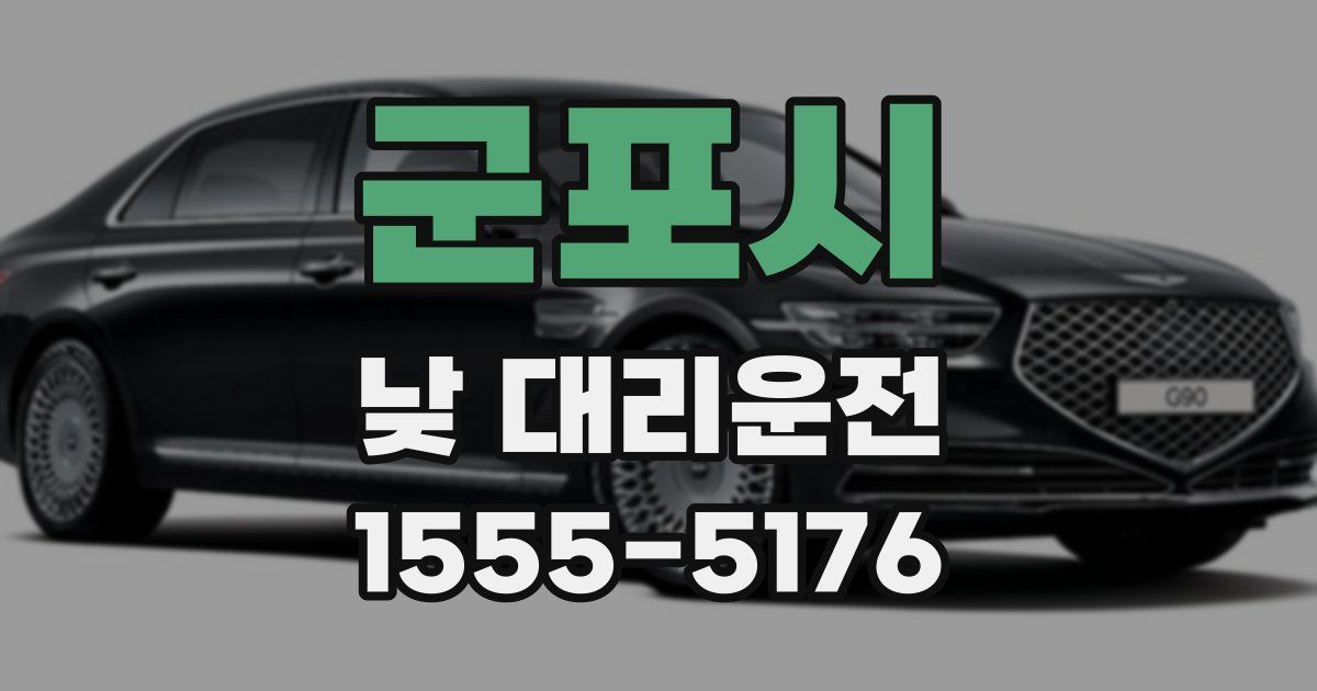 군포시 낮 대리운전