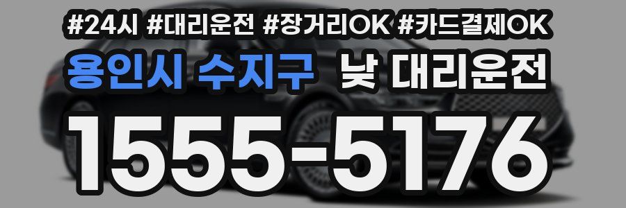 용인시 수지구 낮 대리운전