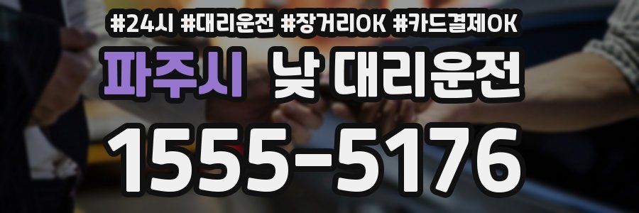 파주시 낮 대리운전