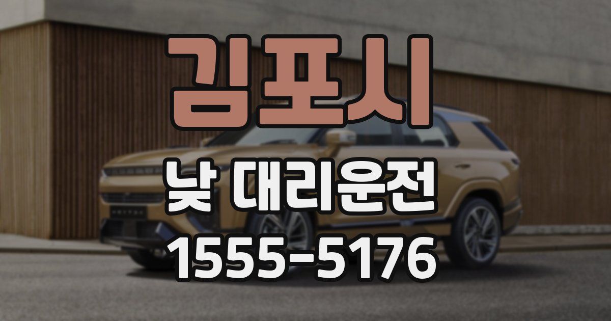 김포시 낮 대리운전
