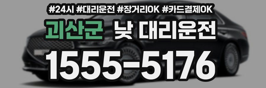 괴산군 낮 대리운전