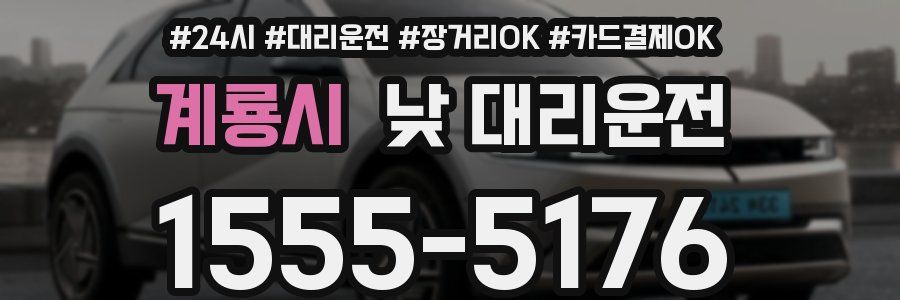 계룡시 낮 대리운전