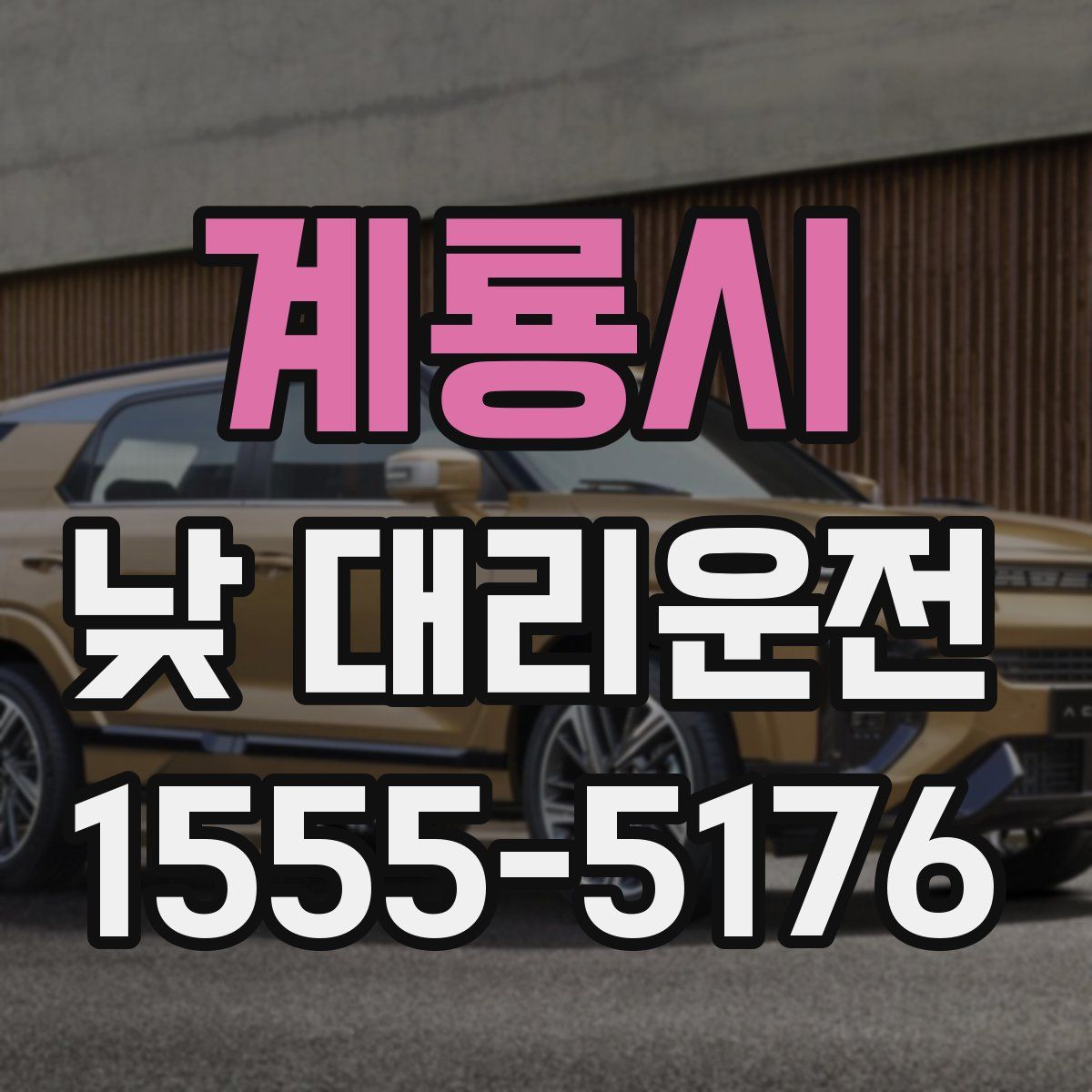 계룡시 낮 대리운전