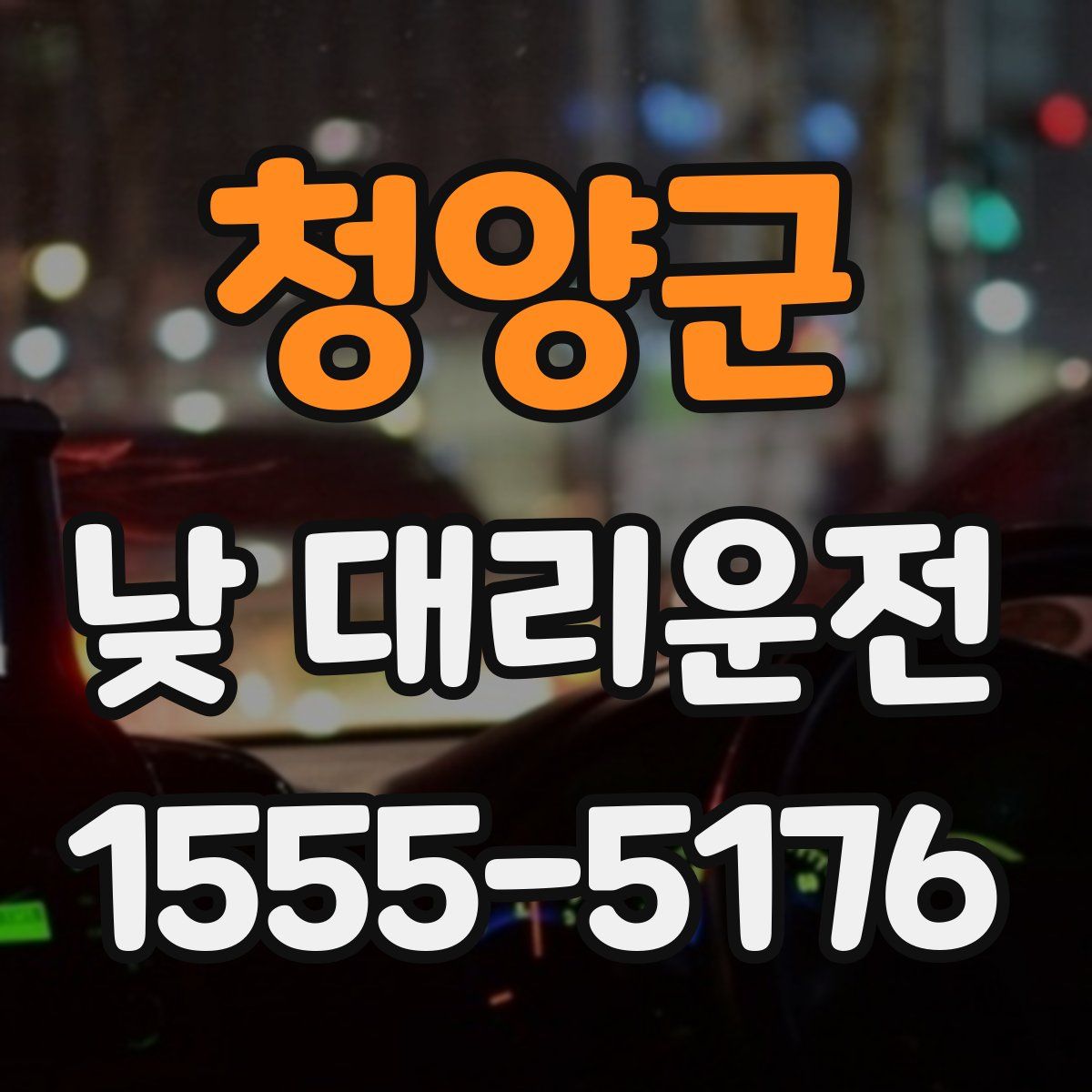 청양군 낮 대리운전