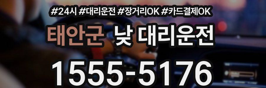 태안군 낮 대리운전