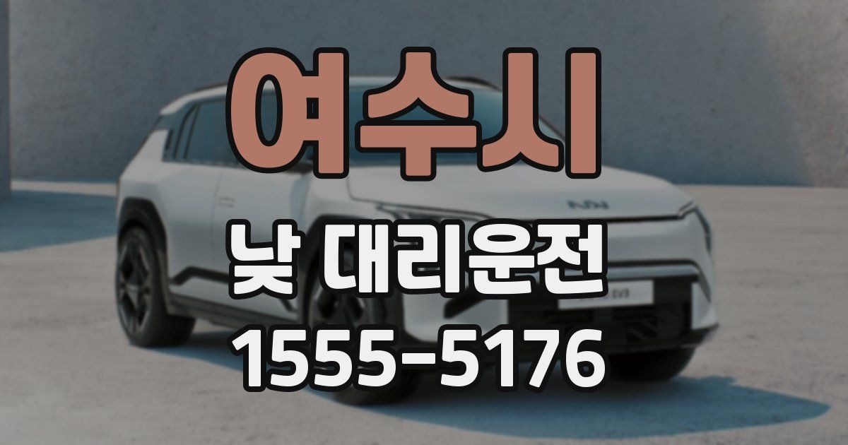 여수시 낮 대리운전