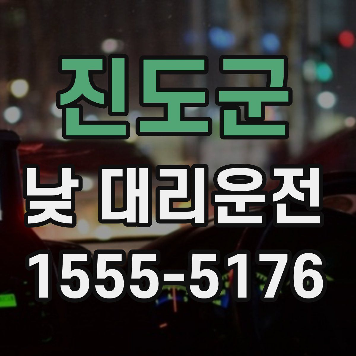 진도군 낮 대리운전