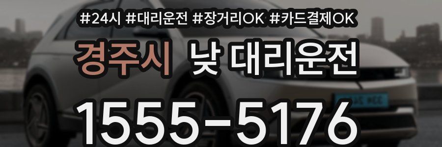 경주시 낮 대리운전