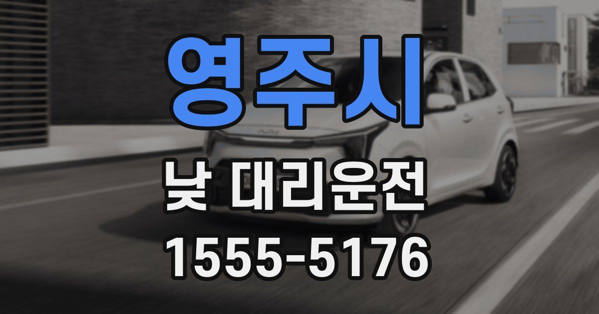 영주시 낮 대리운전
