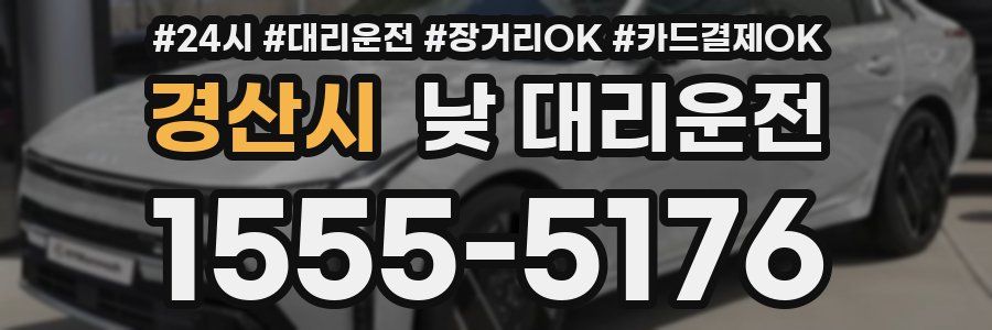 경산시 낮 대리운전