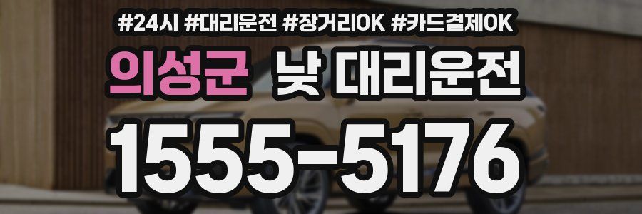 의성군 낮 대리운전