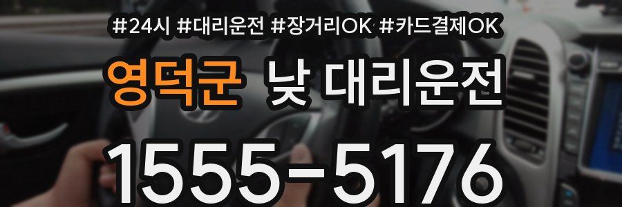 영덕군 낮 대리운전