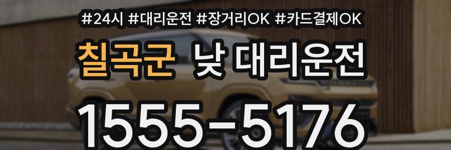 칠곡군 낮 대리운전