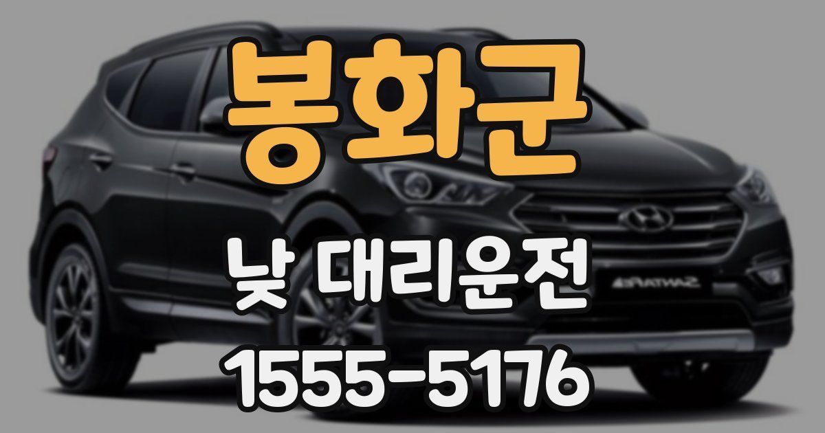 봉화군 낮 대리운전