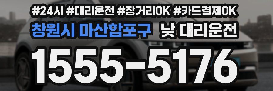 창원시 마산합포구 낮 대리운전