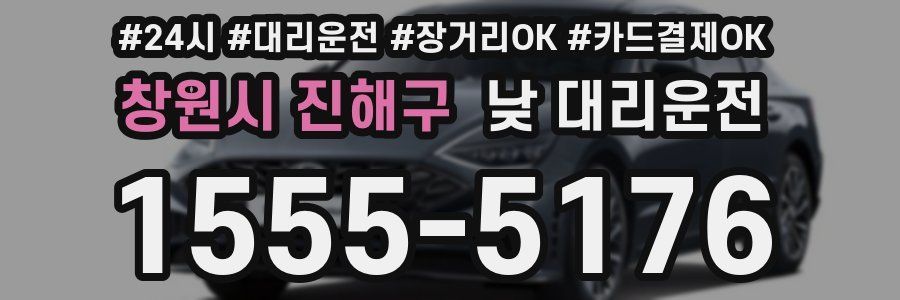 창원시 진해구 낮 대리운전