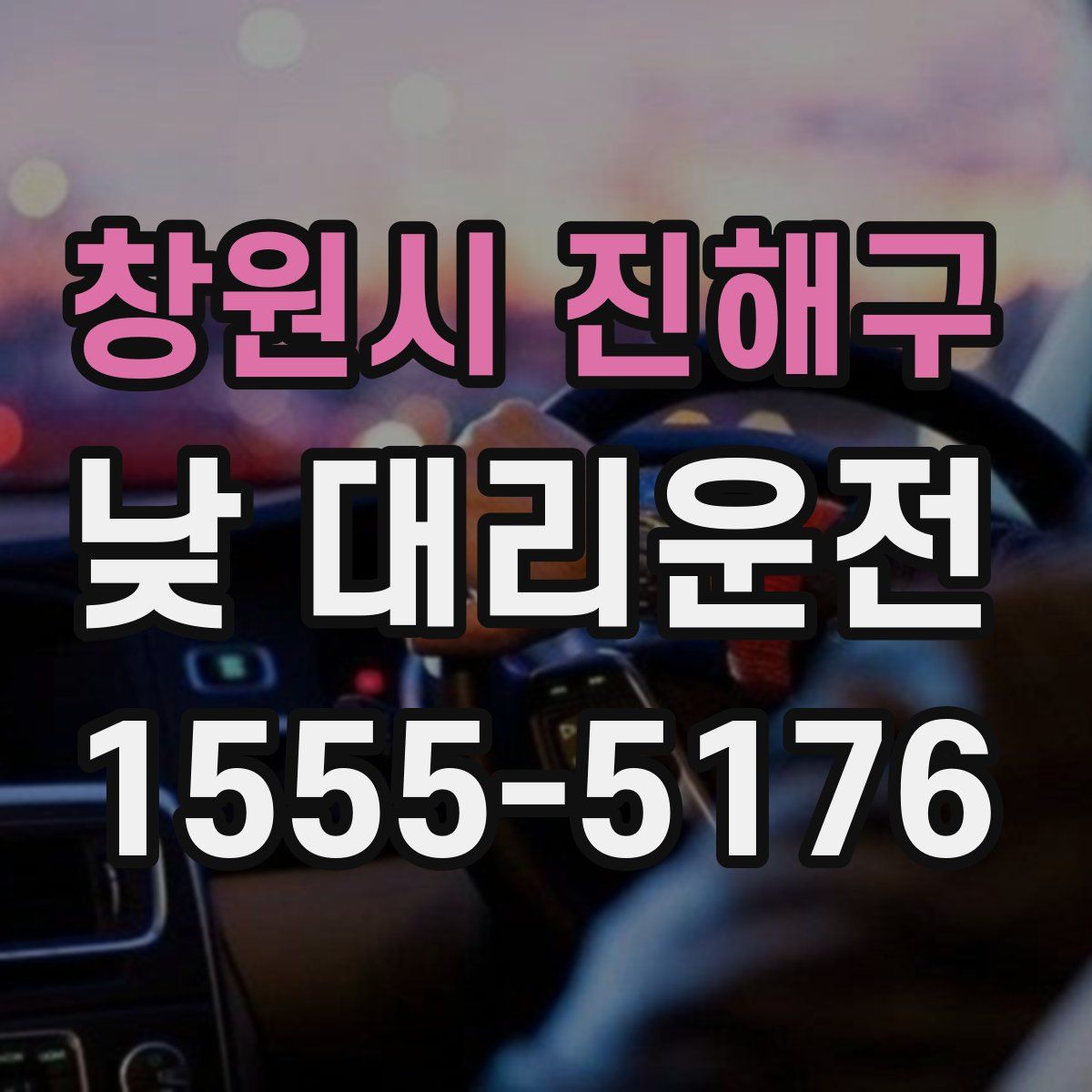 창원시 진해구 낮 대리운전