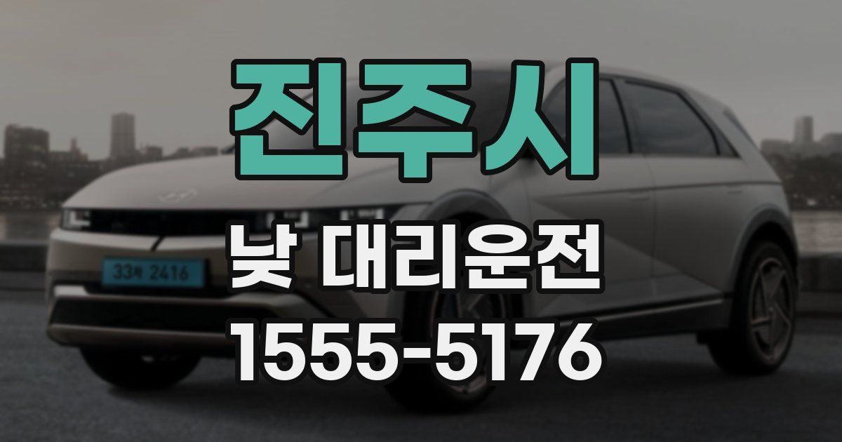 진주시 낮 대리운전