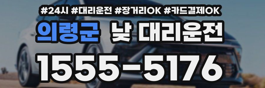 의령군 낮 대리운전