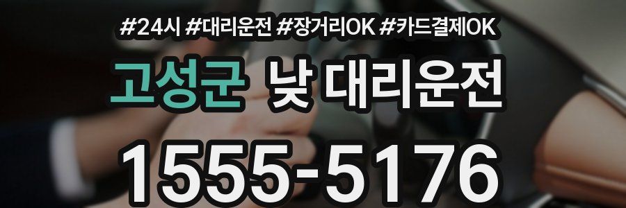 고성군 낮 대리운전
