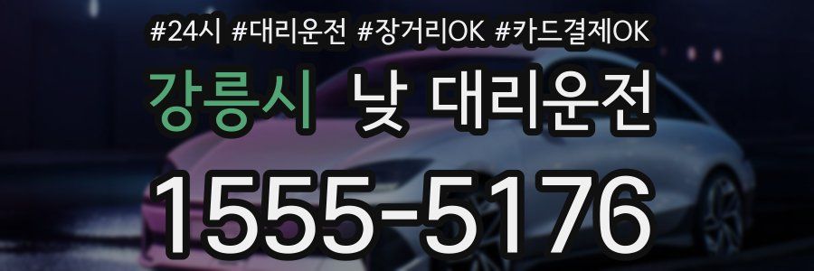 강릉시 낮 대리운전