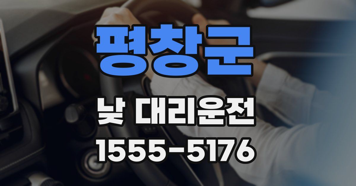 평창군 낮 대리운전