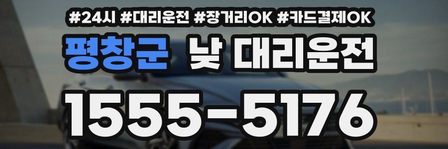 평창군 낮 대리운전