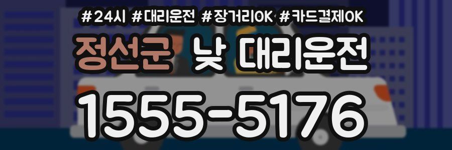 정선군 낮 대리운전