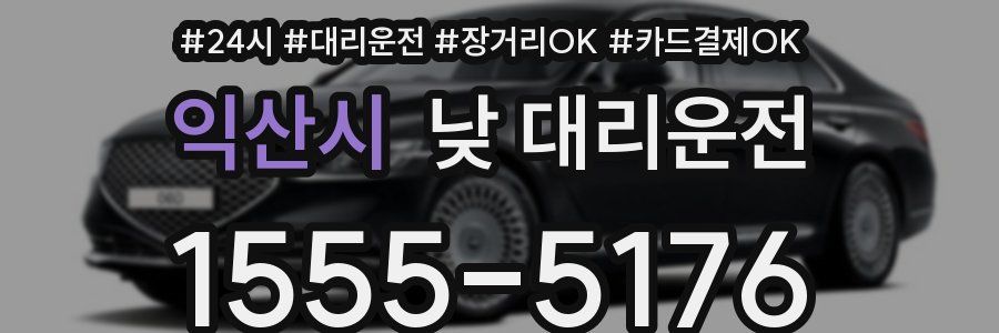 익산시 낮 대리운전