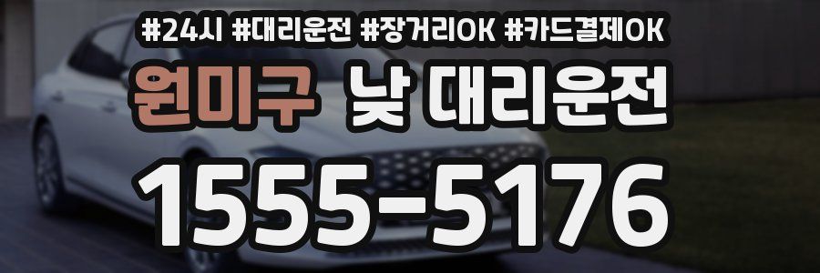 원미구 낮 대리운전