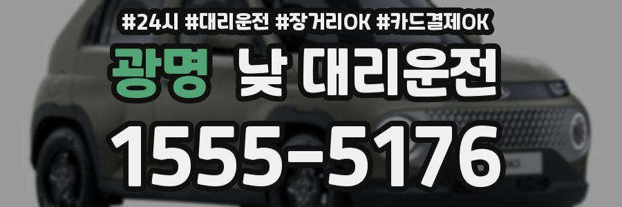 광명 낮 대리운전