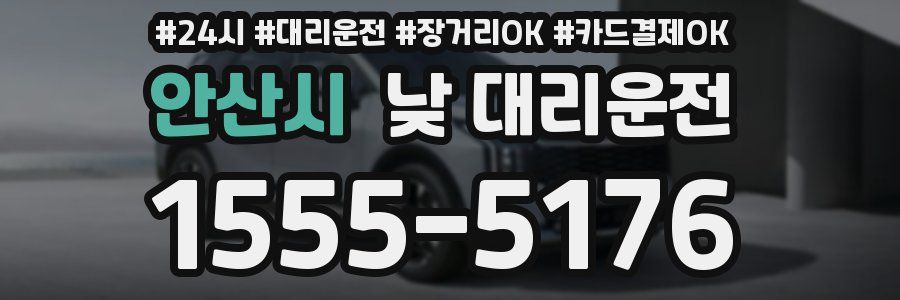 안산시 낮 대리운전