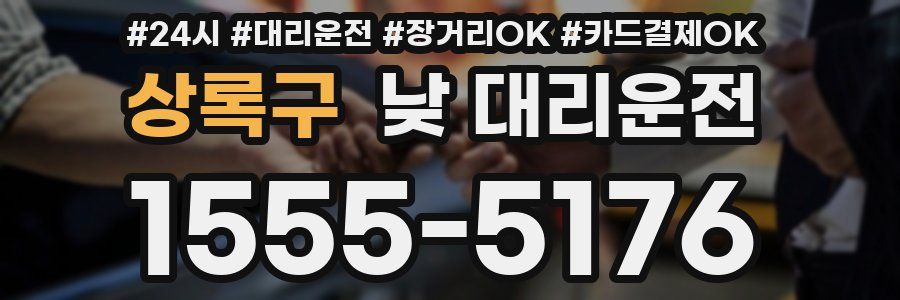 상록구 낮 대리운전