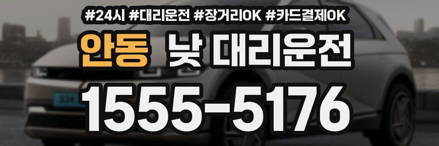 안동 낮 대리운전