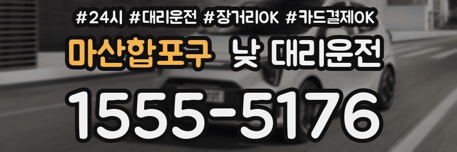 마산합포구 낮 대리운전