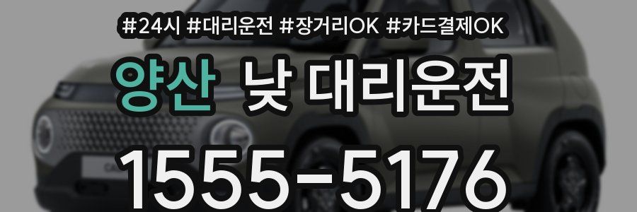 양산 낮 대리운전