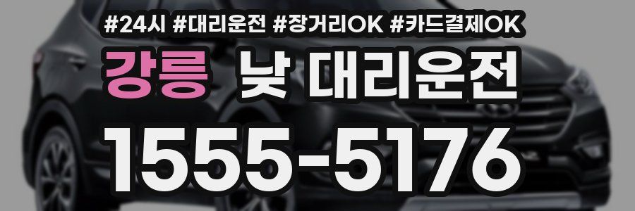 강릉 낮 대리운전