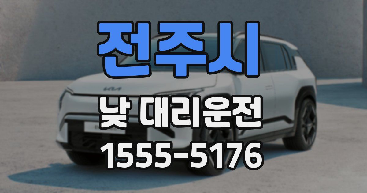 전주시 낮 대리운전