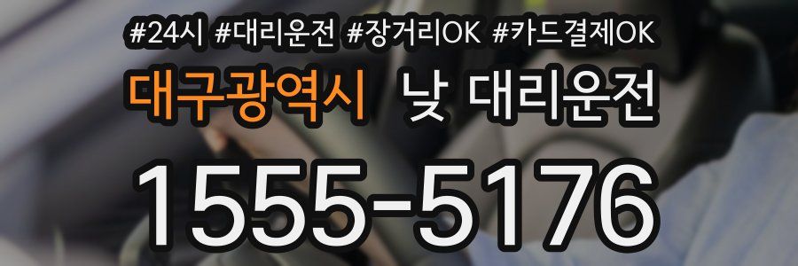 대구광역시 낮 대리운전