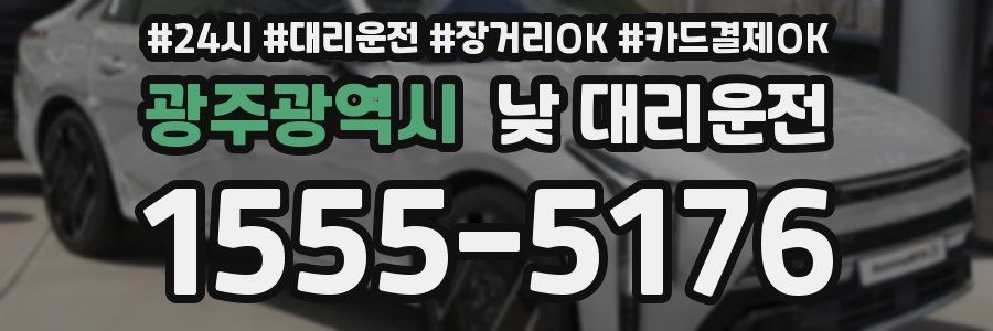 광주광역시 낮 대리운전