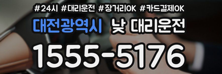 대전광역시 낮 대리운전