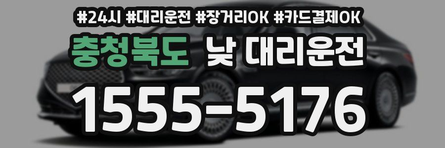 충청북도 낮 대리운전