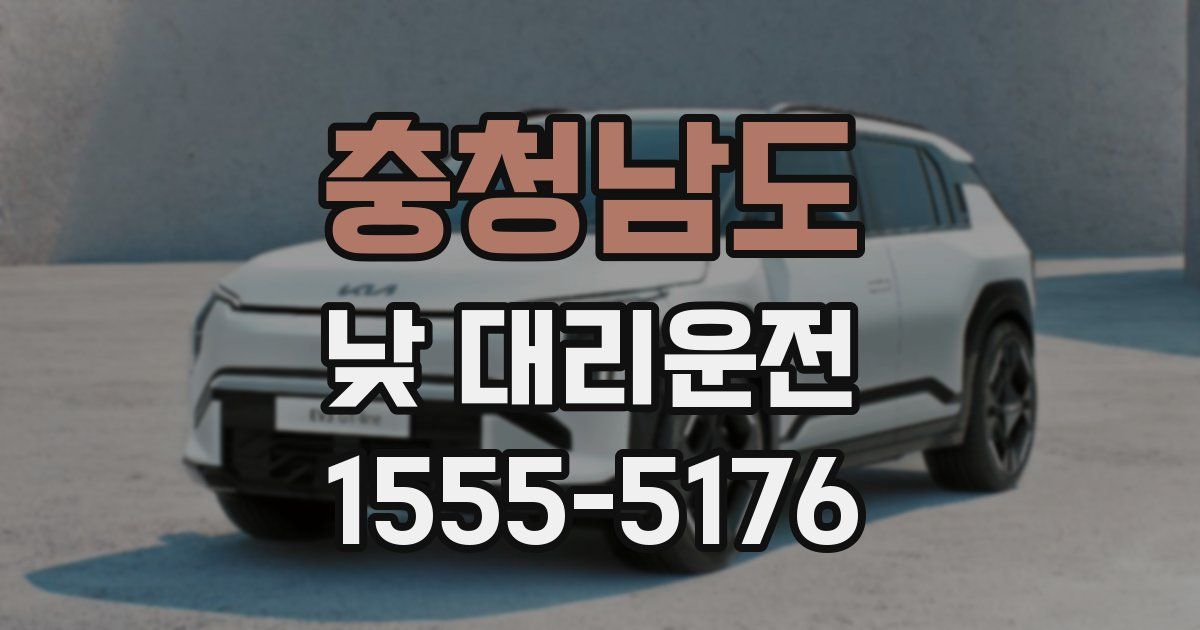 충청남도 낮 대리운전