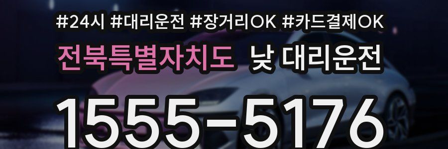 전북특별자치도 낮 대리운전