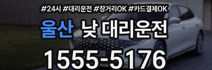 울산 낮 대리운전